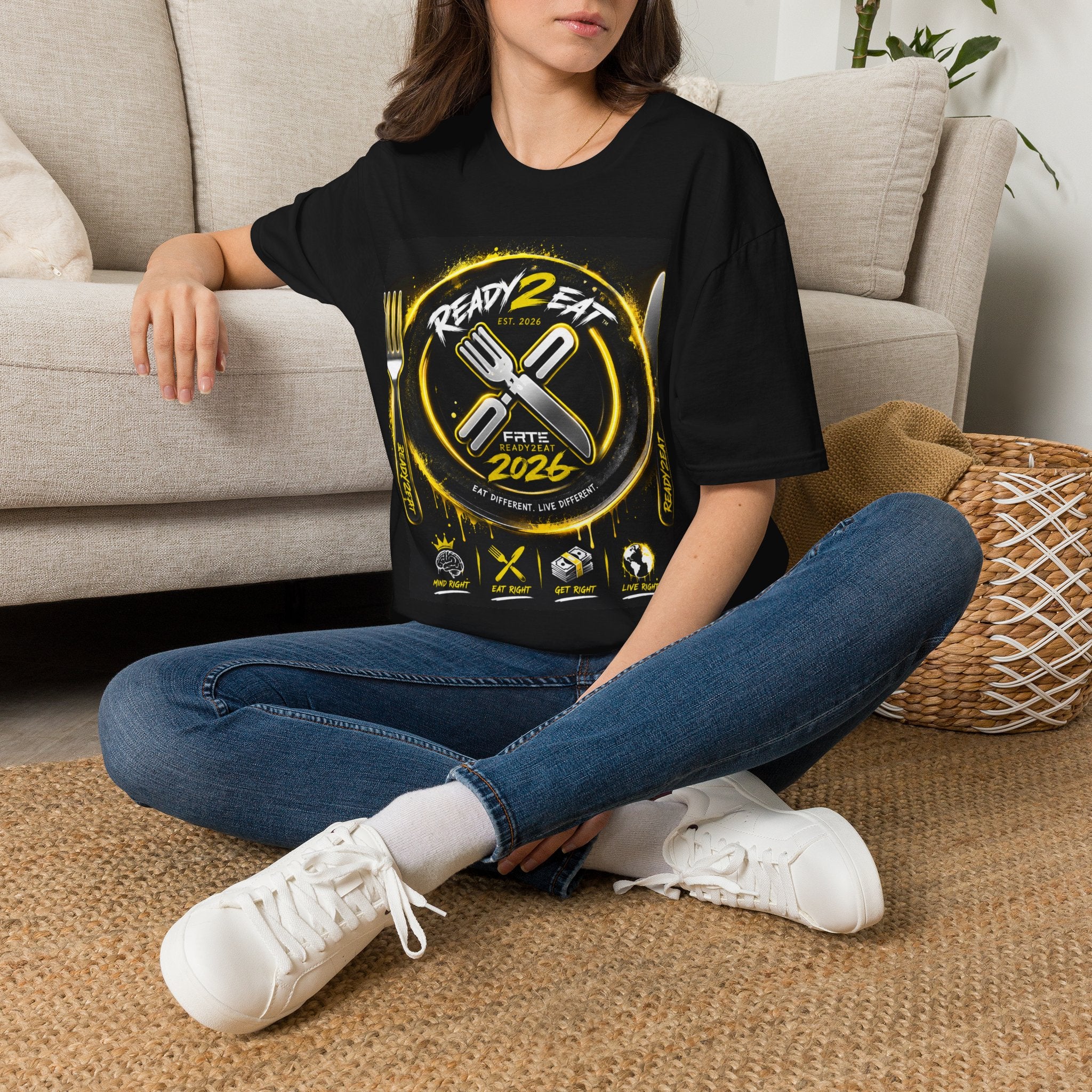 Ready2Eat Black T Shirt